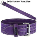 MRX Powerlifting Belts Gym Workout Leather Belt 4" Wide Unisex 10mm